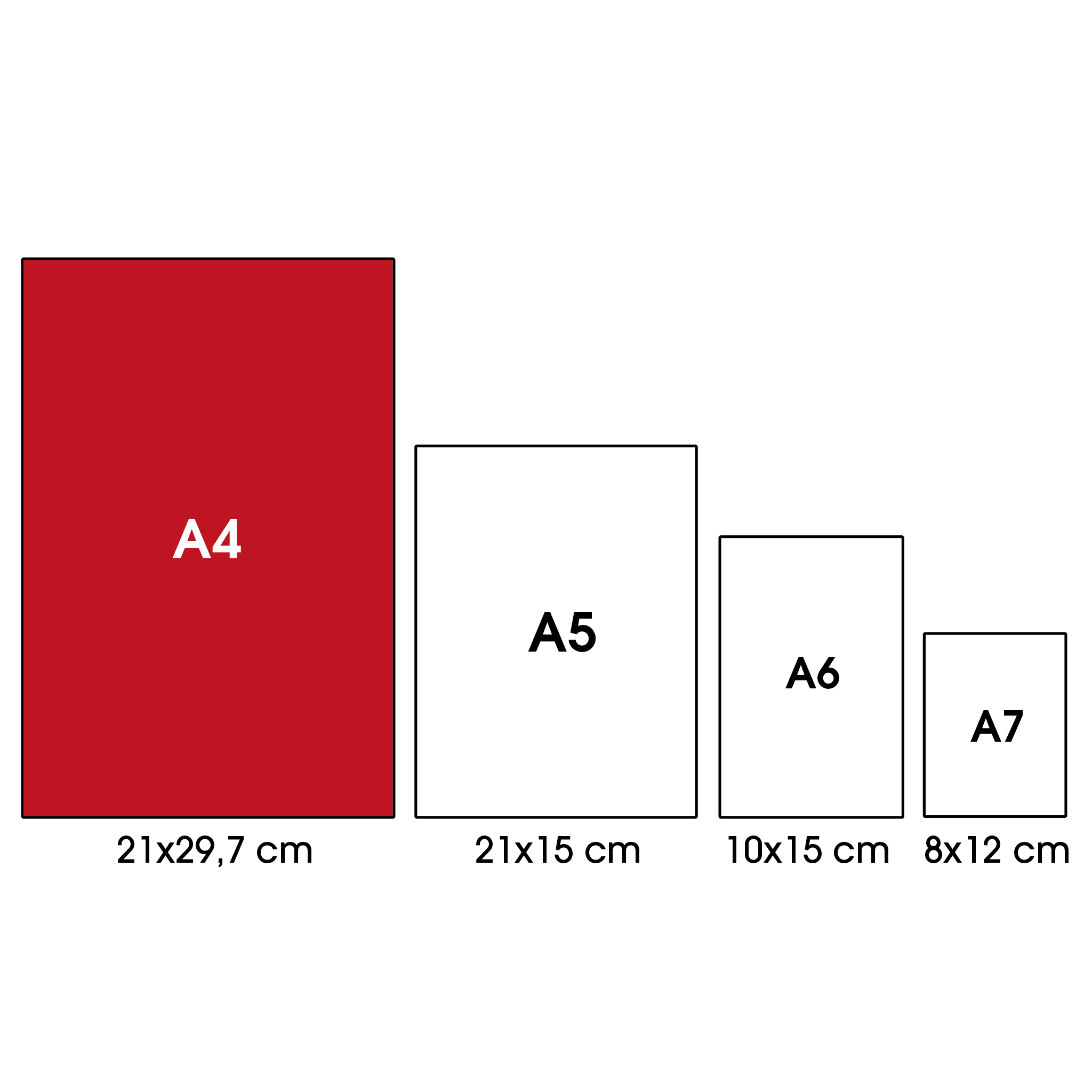 A4 foolscap for notary use 200 sheets - 1 piece