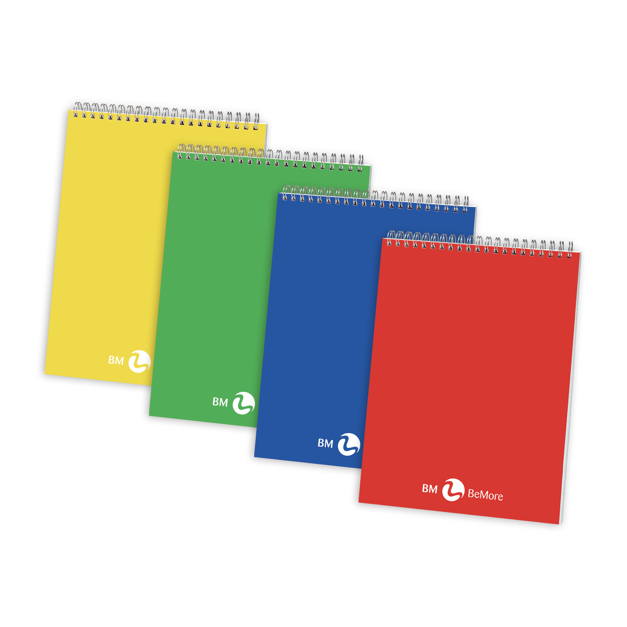 A4 spiral-bound short side PPL - 5 assorted pieces