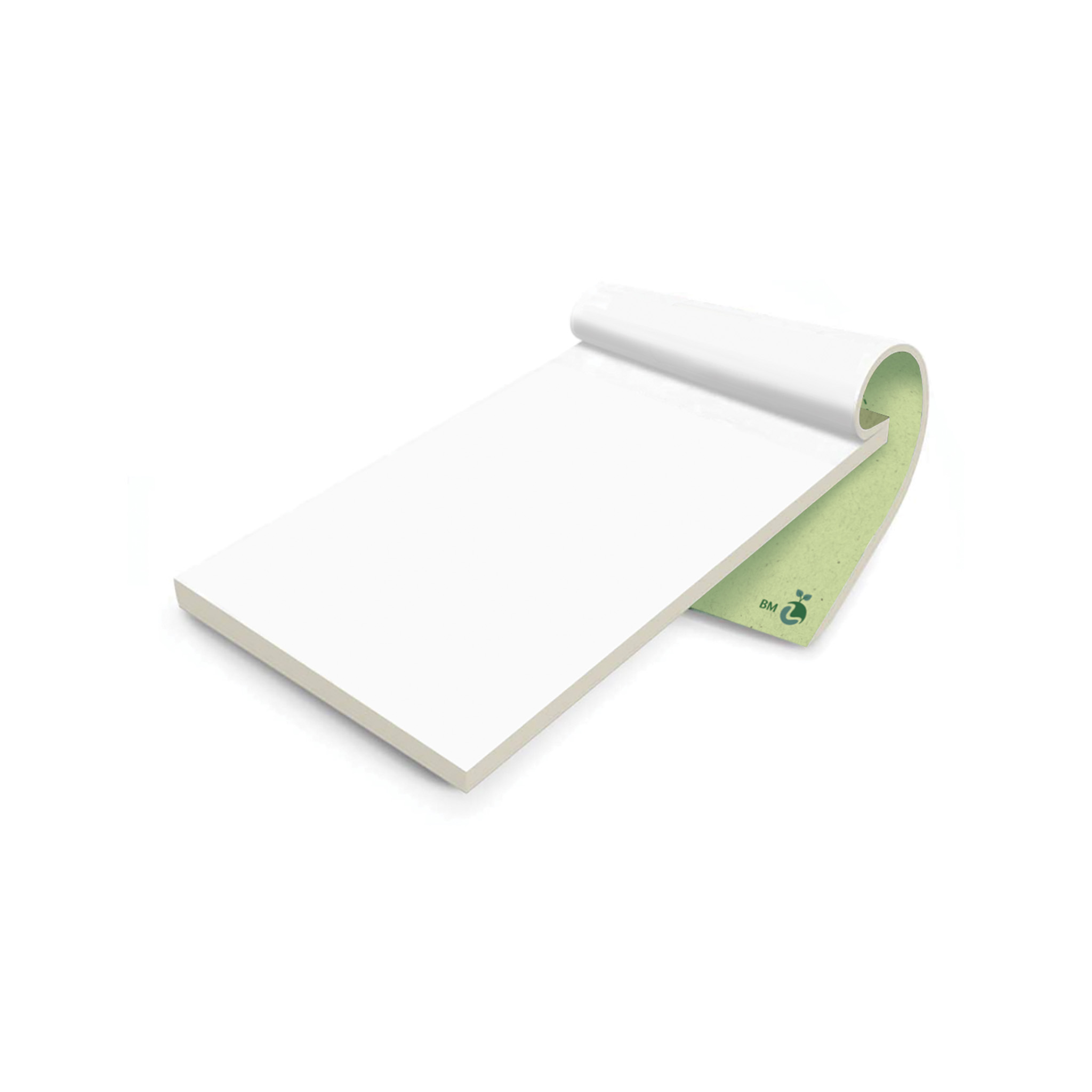 A5 glued notepad eco-friendly 100 sheets BE MORE PLANET - 4 pieces assorted