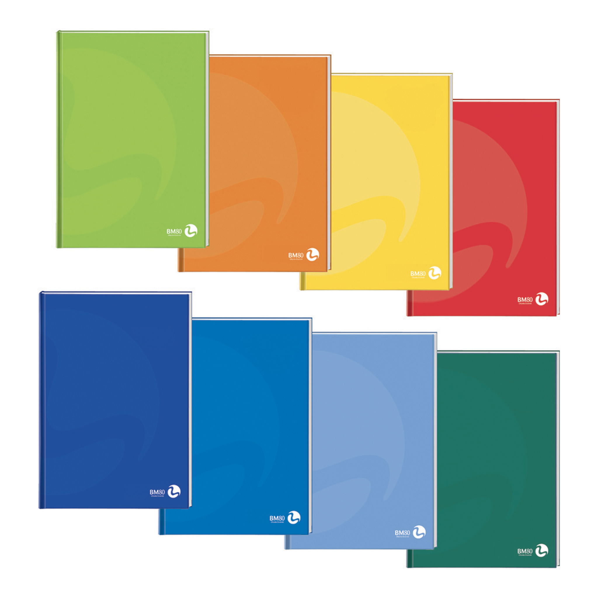 A5 hardback notebooks - 5 assorted pieces