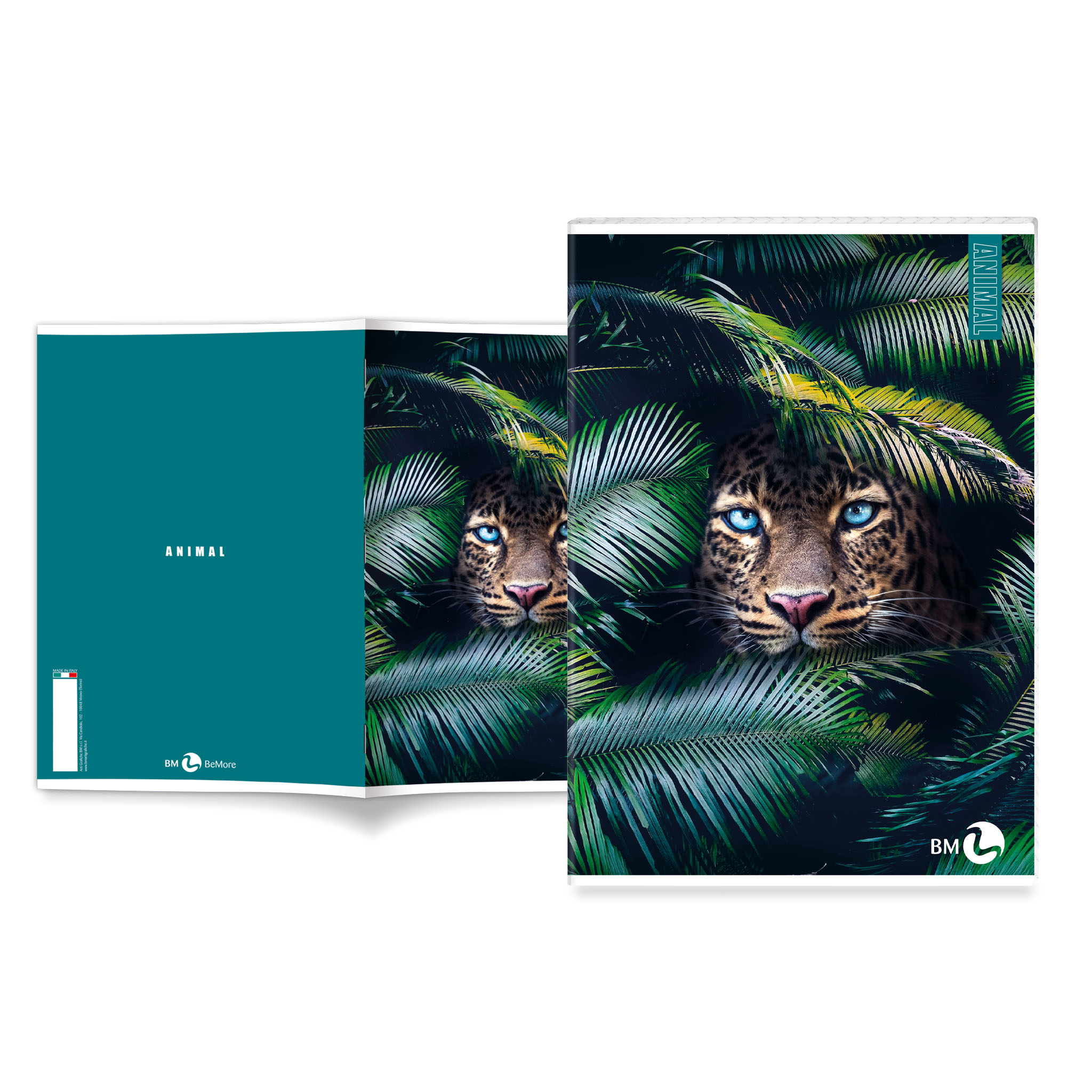 A4 maxi notebooks ANIMAL 80 gram - 10 assorted pieces