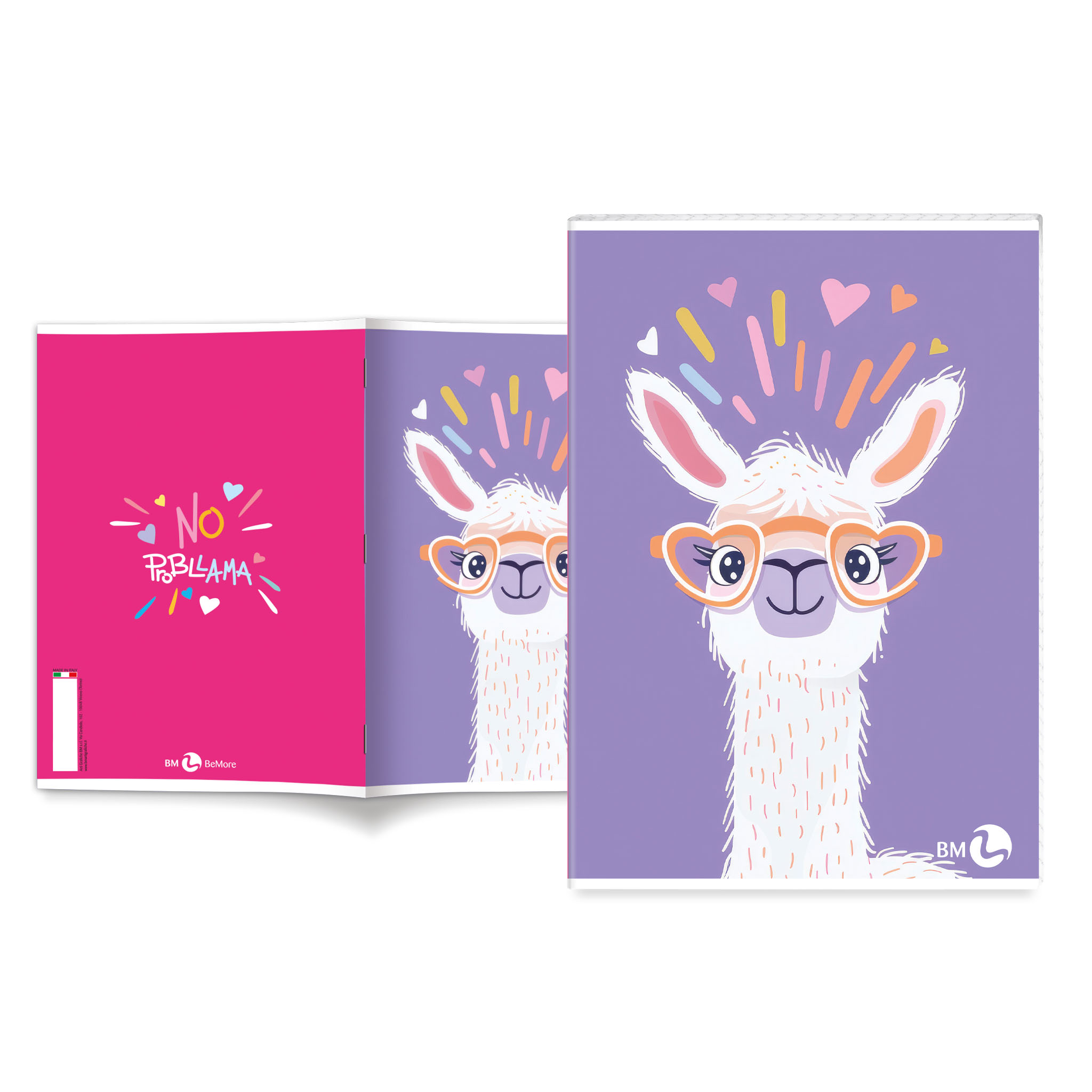 A4 maxi notebooks MIX 2  80 gram - 10 assorted pieces