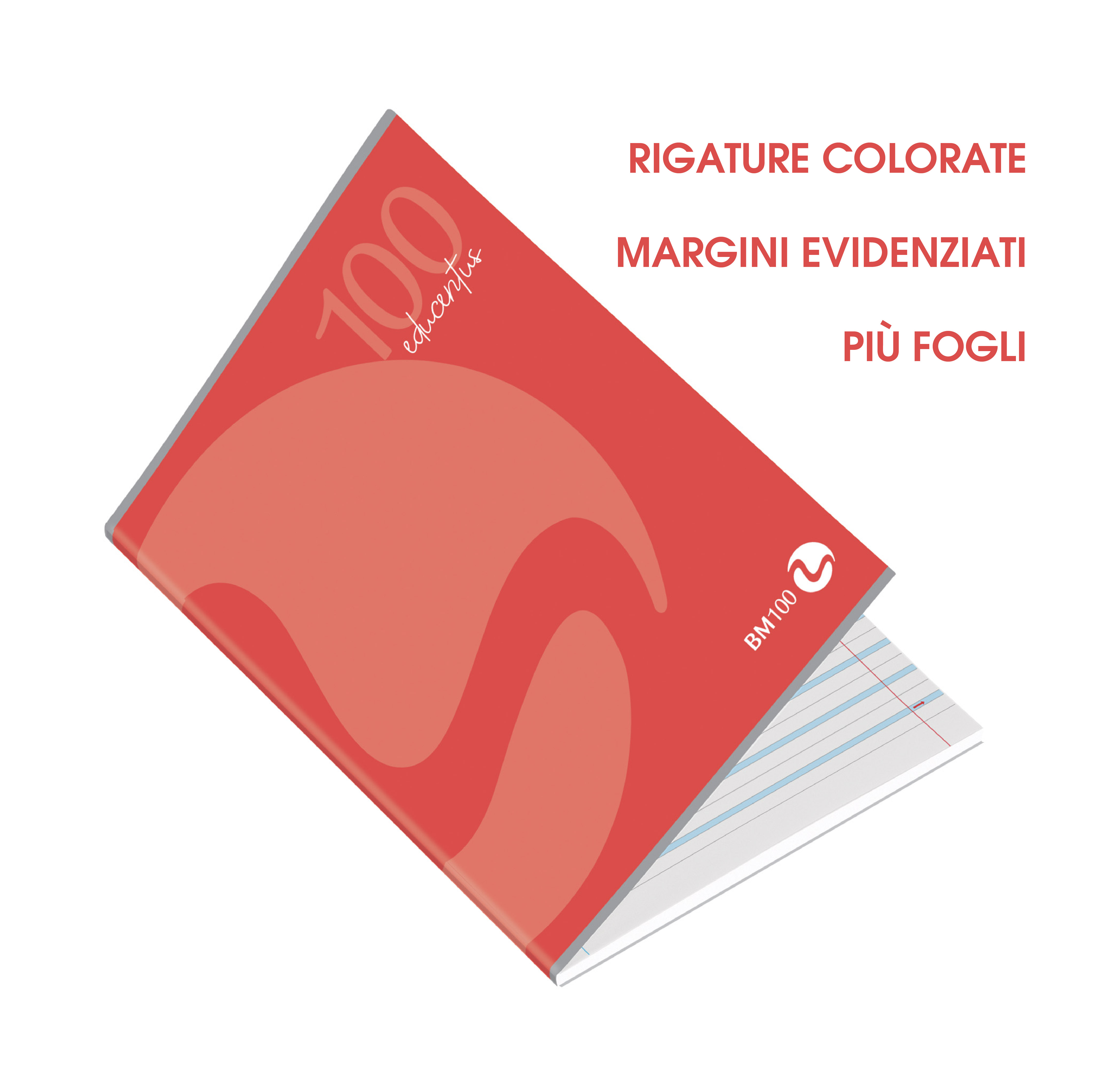 Maxi quaderni A4 EDUCENTUS - 10 pezzi assortiti